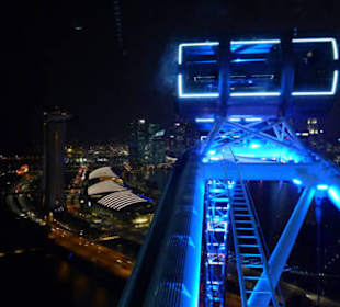 Singapure Flyer bei NACHT 