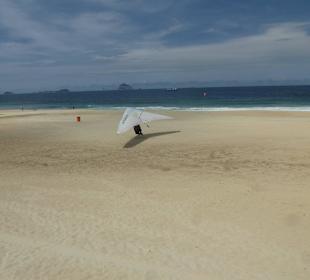 Landung auf dem Strand