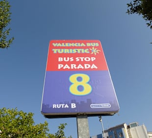 Haltestelle in der nähe des Hafens