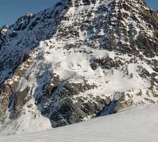 Berg auf dem Gletscher