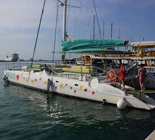 Jetzt geht es los alle an Bord bitte