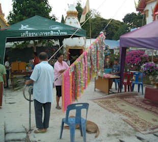 Spendenband für den Bau des Tempels