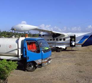 Betankung der Flugzeuge