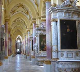 Die sehenswerte Kirche von Ebrach