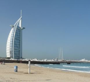 Strandblick auf Burj Al Arab