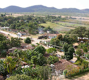 Dampflokzug vom Turm aus