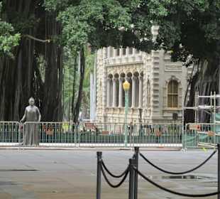 Blick auf Iolani-Palast