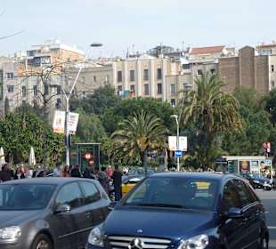 Vor Sagrada Família in Barcelona