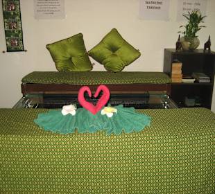 Spa fish with nice towell