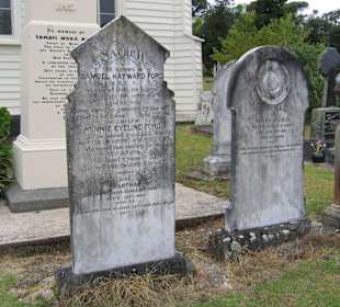 Der alte Friedhof in Russel