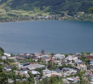 Blick vom Schmitten auf Zell am Zell