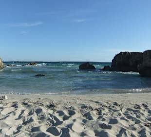 Kleine Sandbuchten-andere Seite der Landzunge