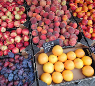 Rundgang über den Wochenmarkt von Argelès-Plage