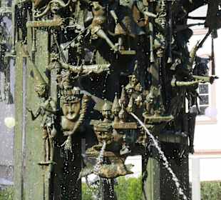 Detail des Brunnens