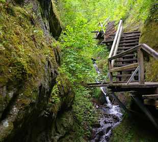 Marienschlucht - Blick von unten