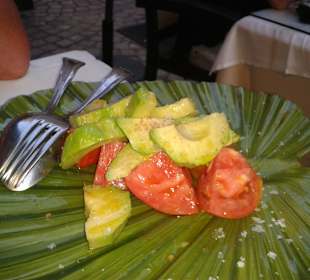 Raf Tomate, andalus. Avocao, Fleur de sel
