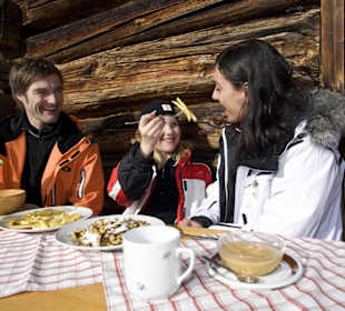 Mittagspause am Dachstein!