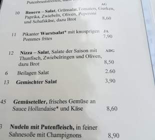 Speisekarte
