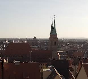 Blick von der Kaiserburg auf Nürnberg