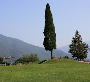 Ebene vor dem Castello di Arco