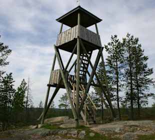 Aussichtsturm am Santa Park