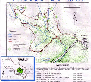 Karte Valleé de Mai