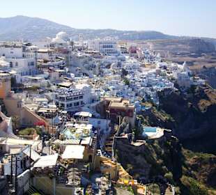 Fira, die "Hauptstadt" der Insel Santorin