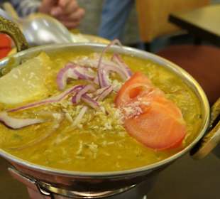 Zum Abendessen im Jogi Indian Restaurant in Aachen