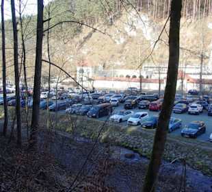 Parkplatz in Pottenstein
