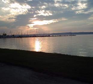 Sonnenuntergang in Siofok