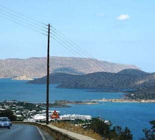 Die Leprainsel Kalidonia von Plaka aus