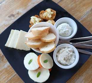 Käseplatte aus Büffelmilch