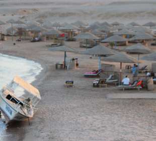 Blick von oben auf Sharm el Naga