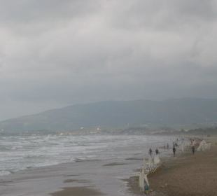 Stürmischer Tag Blick nach Laganas
