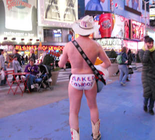 Naked Cowboy!