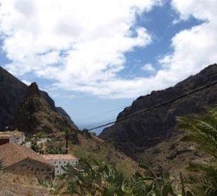 Sicht Richtung Meer und Schlucht