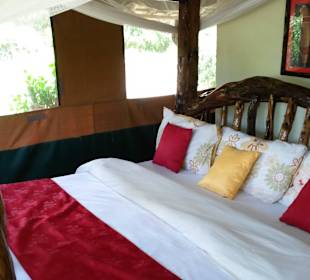 Innenraum im Ndololo Zelt Camp