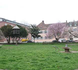 Beim New Britain Park in der Altstadt von Rastatt