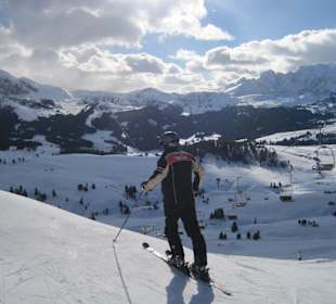 Skilaufen auf der Seiseralm