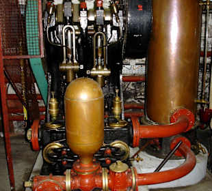 Pumpstation in der Weinkellerei Thuir