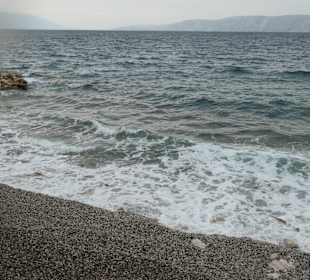 Kieselsteinstrand bei Novi Vinodolski