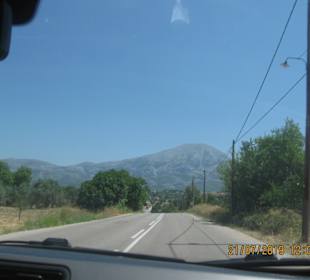 Fahrt richtung Dirfis