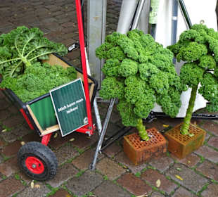 Bollerwagen mit "Oldenburger Palmen"