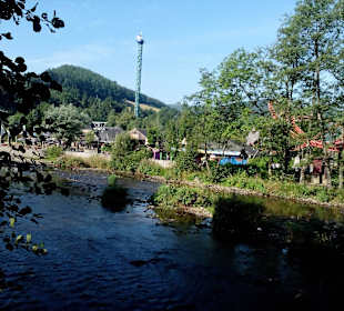 Plopsa Coo Freizeitpark in Stavelot, Belgien 