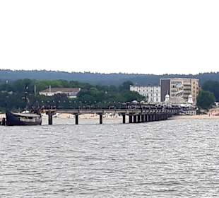 Seebrücke von der Ms Adler Vineta