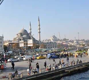 Vom "Vapur" aus gesehen Eminönü