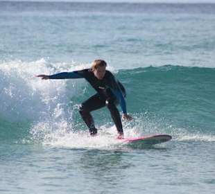 Karin und Jurgen surf kurs