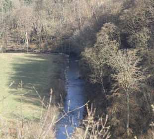 Das Tal in dem die Burg steht