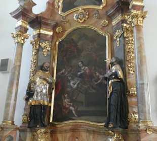 Cham: die Spitalkirche am Spitalplatz