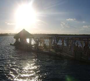 Blick auf die Ruheplattform